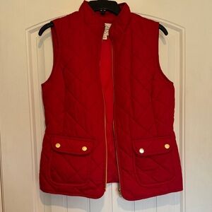 St. John's Bay Quilted Scarlet Vest